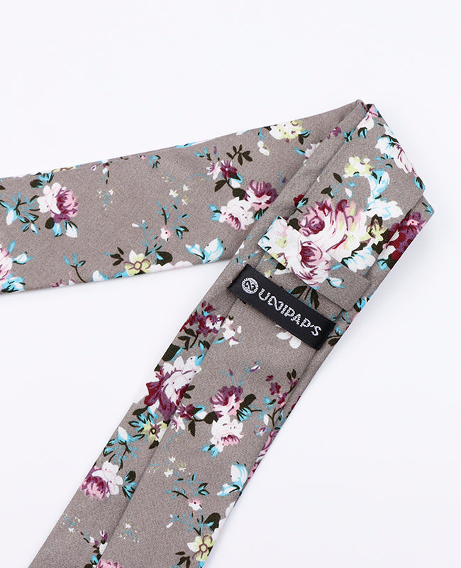 Corbata Liberty Azul n°1 Hombre en Algodón | Gaspard - Unipap's