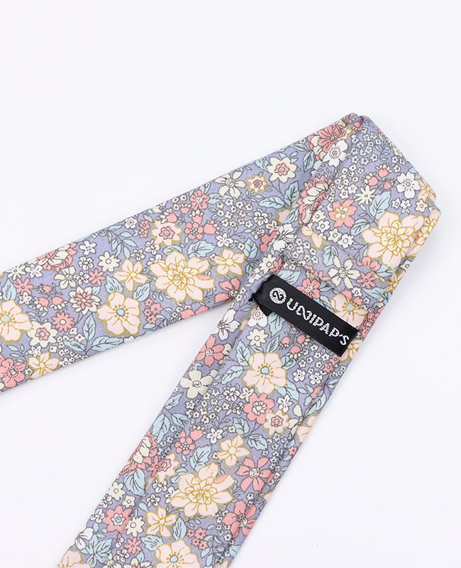Corbata Liberty Gris n°2 Hombre en Algodón | Gaspard - Unipap's
