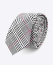 Corbata Tartán Gris n°3 Hombre en Algodón | Marcel - Unipap's