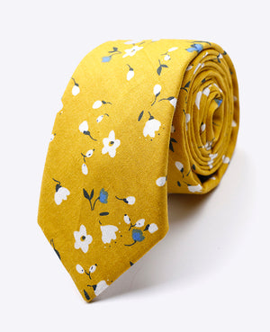 Corbata Liberty Blanco Hombre en Algodón | Gaspard - Unipap's