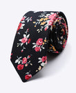 Corbata Liberty Negro n°1 Hombre en Algodón | Charles - Unipap's