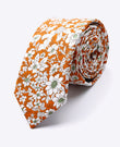 Corbata Liberty Naranja Hombre en Algodón | Clovis - Unipap's