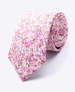 Corbata Liberty Rosa n°4 Hombre en Algodón | Gaspard - Unipap's