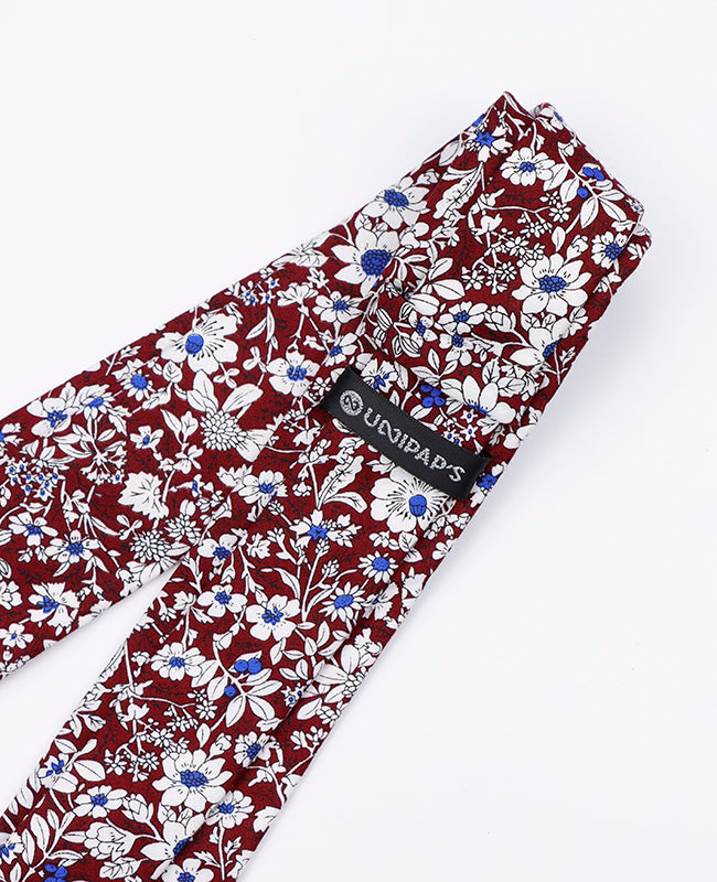 Corbata Liberty Rojo n°1 Hombre en Algodón | Clovis - Unipap's