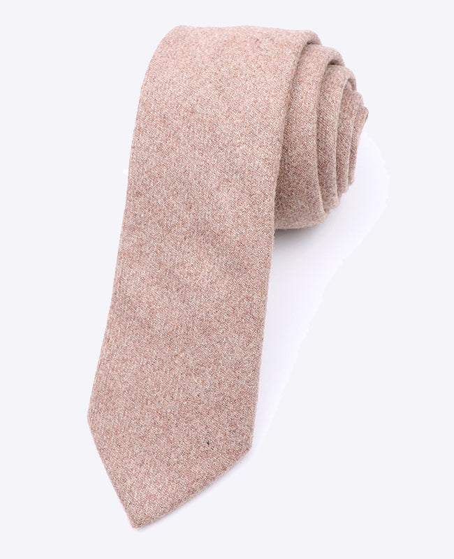 Corbata Beige n°1 Hombre en Lana | Claude - Unipap's