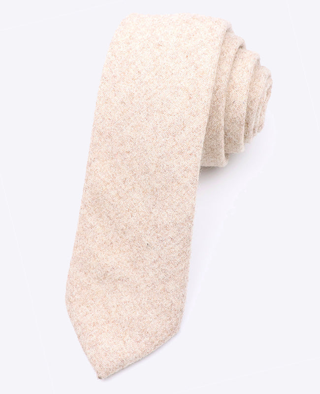 Corbata Beige n°2 Hombre de Lana | Claude - Unipap's