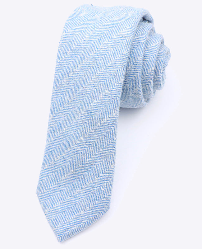 Corbata Azul n°1 Hombre en Lana | Claude - Unipap's