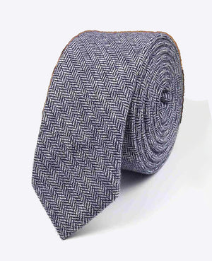 Corbata Azul Hombre en Lana | Norbert - Unipap's