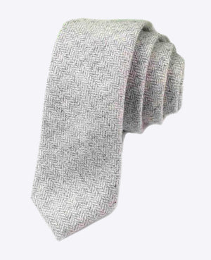 Corbata Gris n°1 Hombre en Lana | Claude - Unipap's