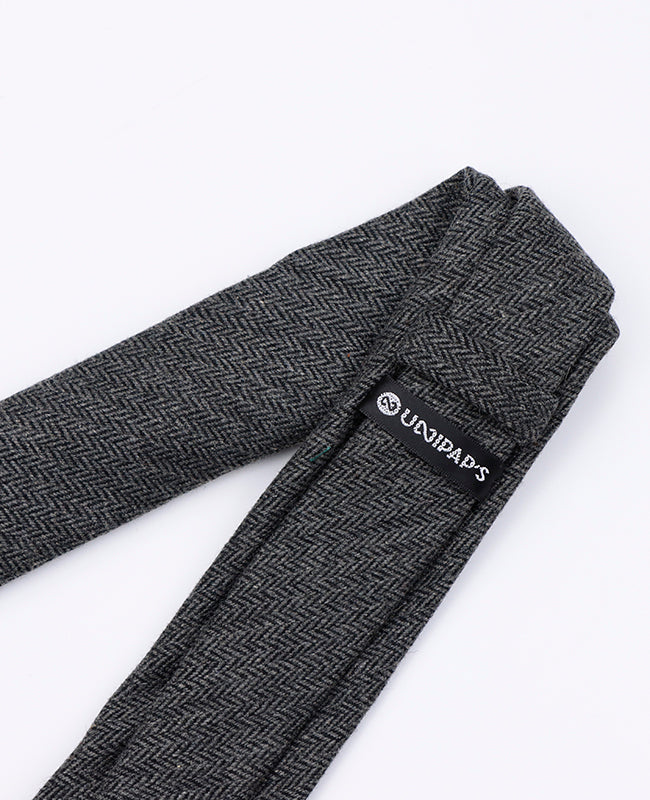 Corbata Gris n°10 Hombre en Lana | Norbert - Unipap's