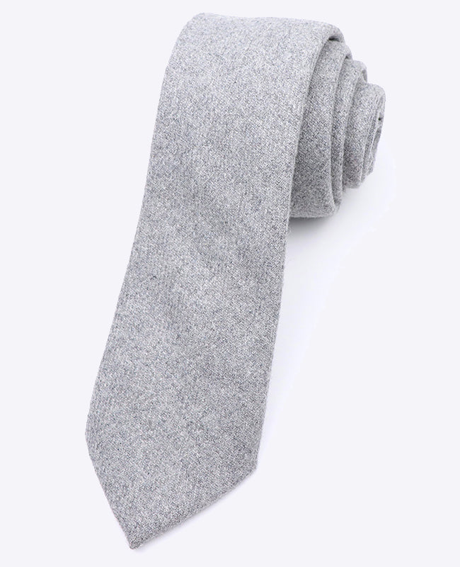Corbata Gris n°5 Hombre en Lana | Claude - Unipap's
