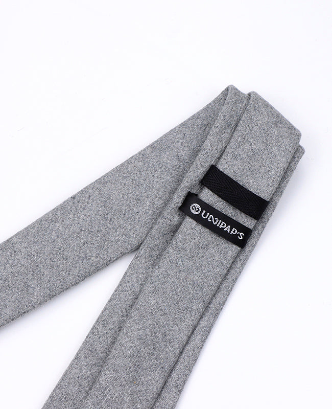 Corbata Gris n°5 Hombre en Lana | Claude - Unipap's