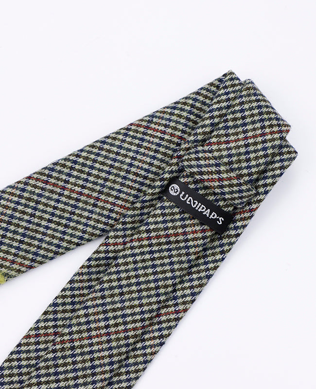 Corbata Tartán Gris n°9 Hombre en Lana | Nobert - Unipap's