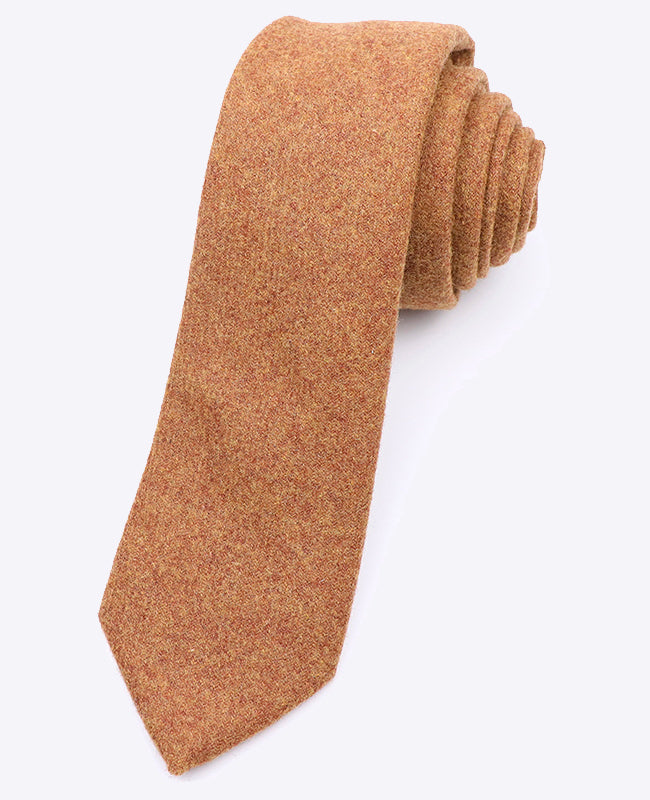 Corbata Marrón Hombre en Lana | Claude - Unipap's