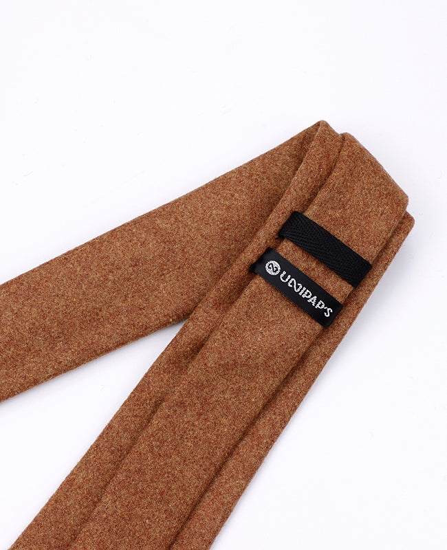 Corbata Marrón Hombre en Lana | Claude - Unipap's
