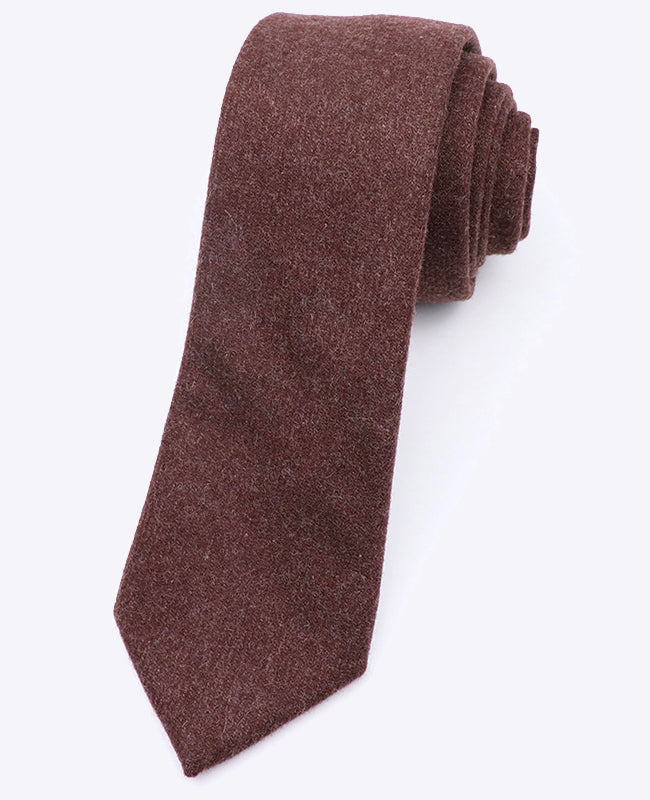 Corbata Rojo n°3 Hombre en Lana | Claude - Unipap's