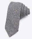 Corbata Tartán Gris n°1 Hombre en Lana | Norbert - Unipap's