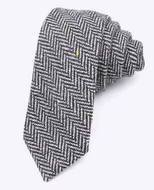 Corbata Tartán Gris n°1 Hombre en Lana | Norbert - Unipap's