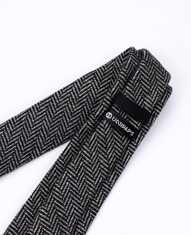 Corbata Tartán Gris n°1 Hombre en Lana | Norbert - Unipap's