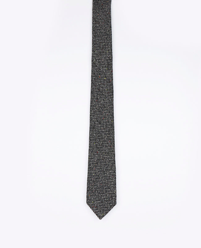 Corbata Tartán Gris n°1 Hombre en Lana | Norbert - Unipap's