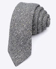 Corbata Tartán Gris n°8 Hombre en Lana | Norbert - Unipap's