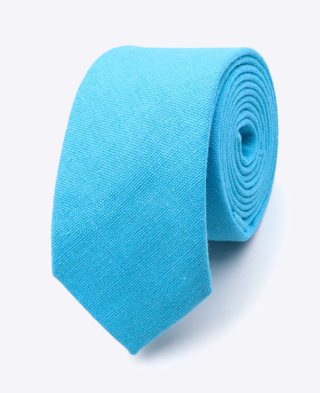 Corbata Azul n°1 Hombre en Lino | Basile - Unipap's