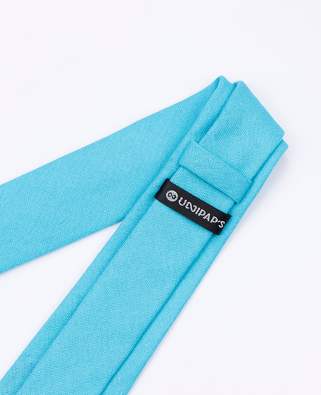 Corbata Azul n°1 Hombre en Lino | Basile - Unipap's