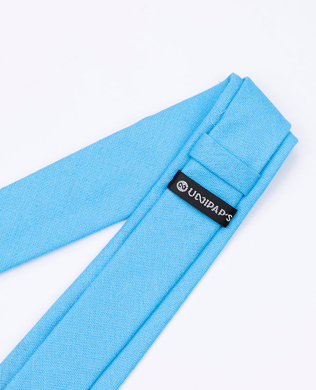 Corbata Azul n°2 Hombre en Lino | Basile - Unipap's