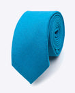 Corbata Azul n°3 Hombre en Lino | Basile - Unipap's
