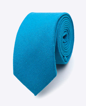 Corbata Azul n°3 Hombre en Lino | Basile - Unipap's