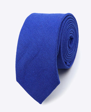 Corbata Azul n°4 Hombre en Lino | Basile - Unipap's
