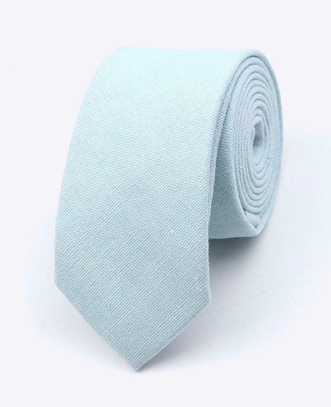 Corbata Azul n°6 Hombre en Lino | Basile - Unipap's