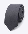 Corbata Gris Hombre en Lino | Basile - Unipap's