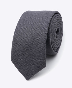 Corbata Gris Hombre en Lino | Basile - Unipap's