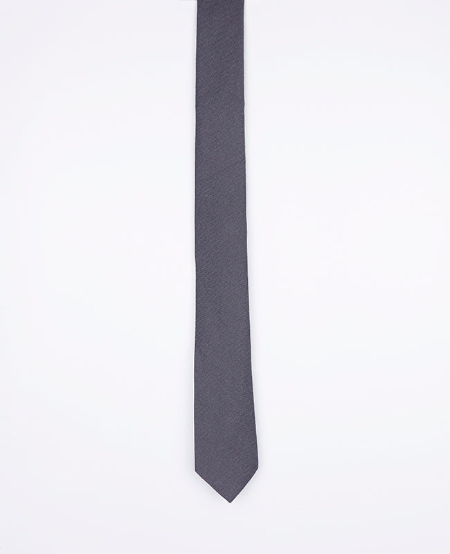 Corbata Gris Hombre en Lino | Basile - Unipap's