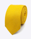 Corbata Amarillo n°1 Hombre en Lino | Basile - Unipap's