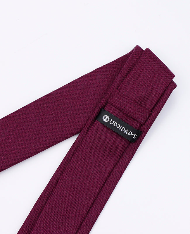 Corbata Roja n°1 Hombre en Lino | Basile - Unipap's