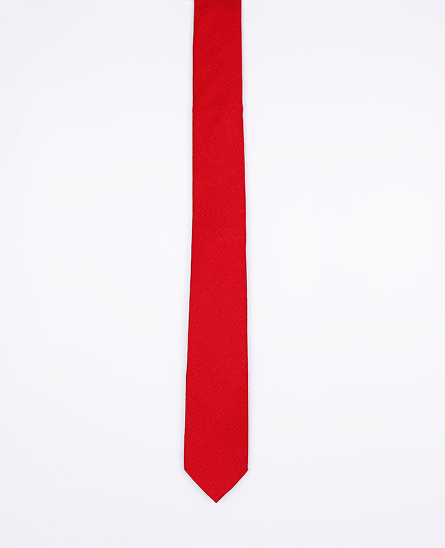 Corbata Rojo n°3 Hombre en Lino | Basile - Unipap's