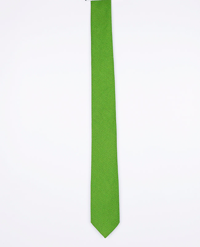 Corbata Verde n°4 Hombre en Lino | Basile - Unipap's