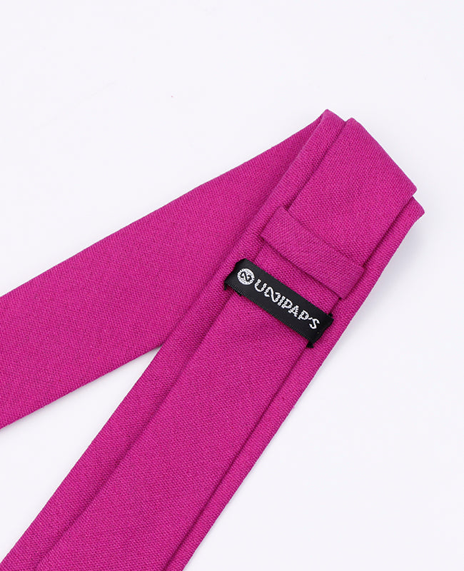 Corbata Violeta n°1 Hombre en Lino | Basile - Unipap's