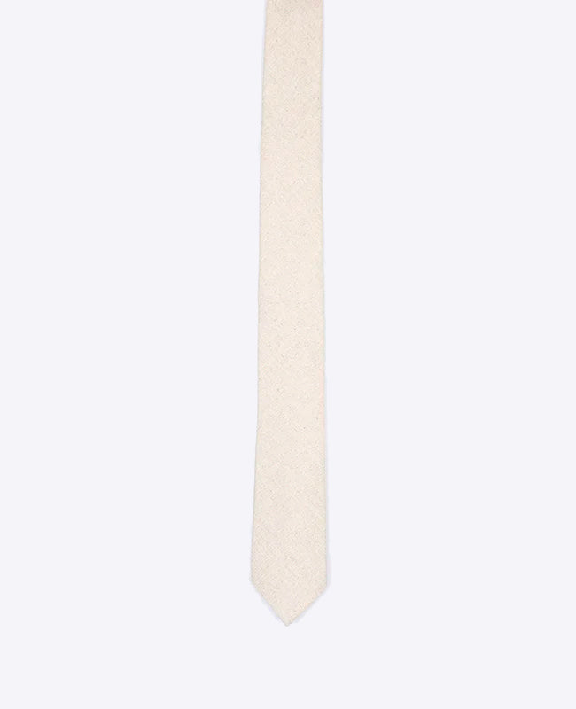Corbata Beige Hombre en Algodón | Edgard - Unipap's