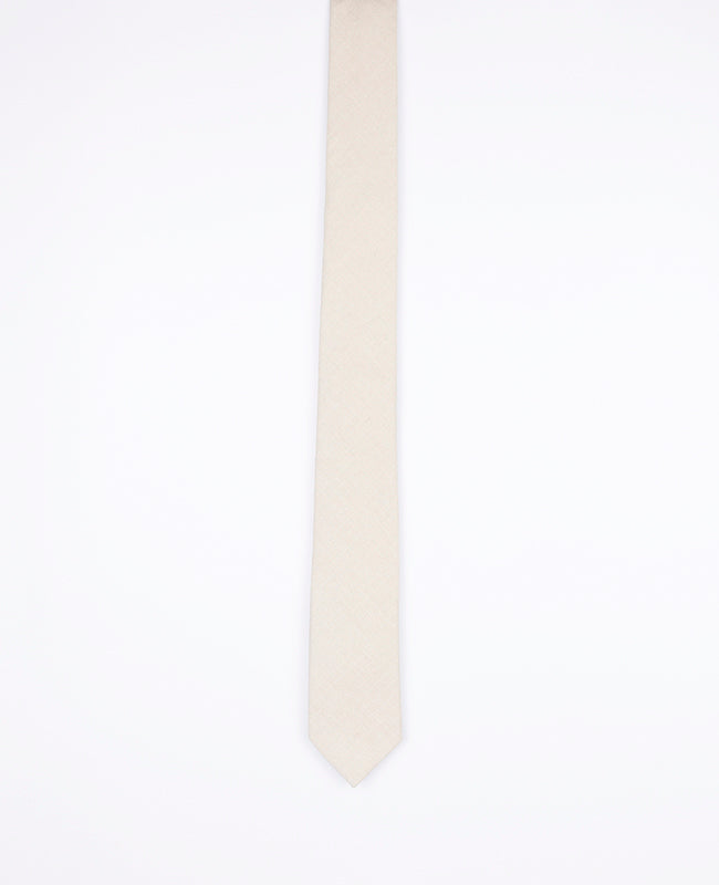 Corbata Beige en Algodón | Oscar - Unipap's