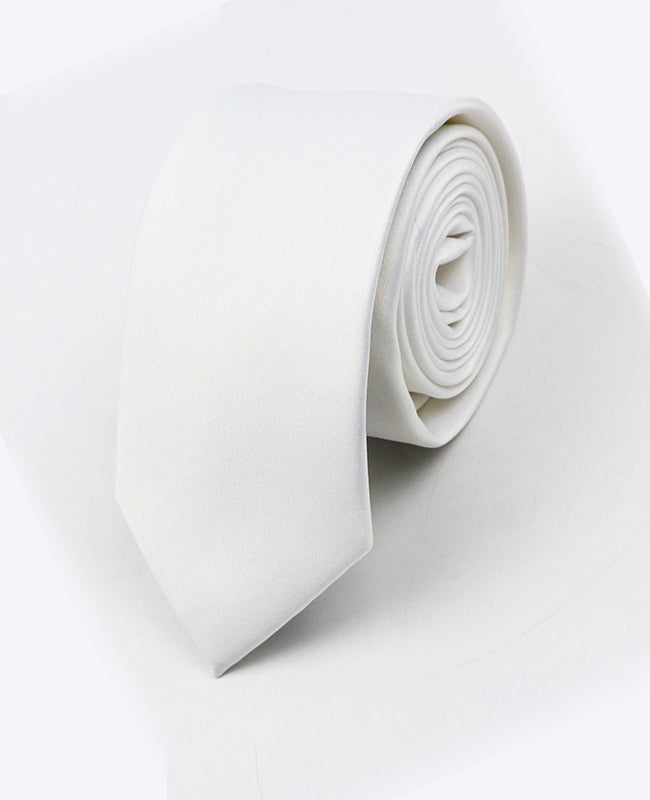 Corbata Blanco Hombre en Poliéster | Anatole - Unipap's