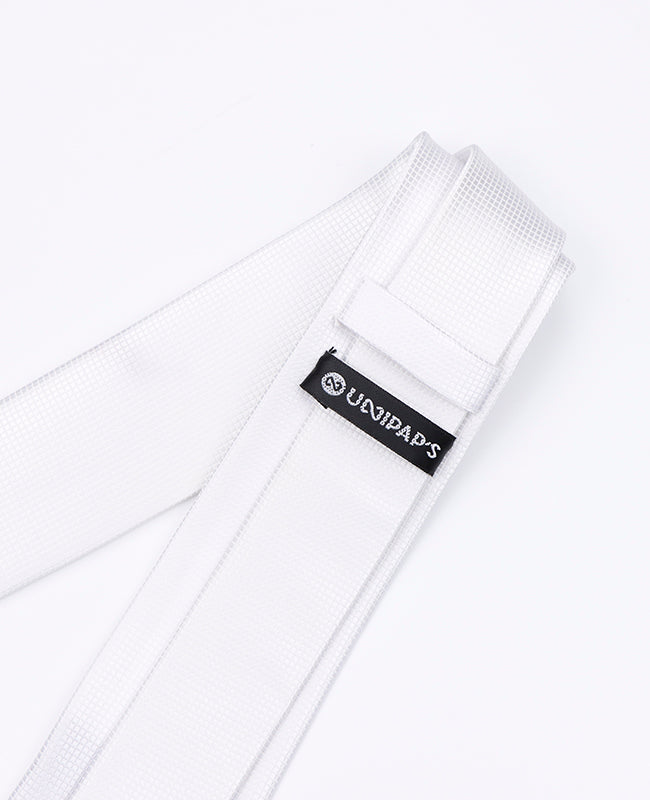 Corbata Blanco Hombre en Poliéster | Martin - Unipap's