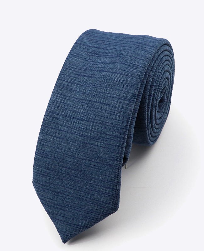 Corbata Azul n°1 Hombre en Poliéster | Augustin - Unipap's