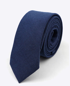 Corbata Azul n°1 Hombre en Algodón | Edgard - Unipap's