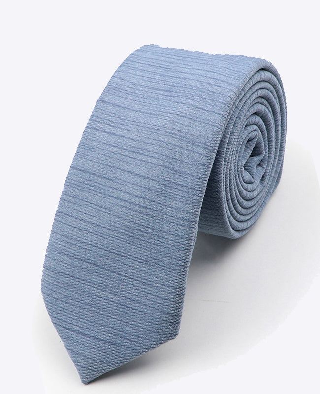 Corbata Azul n°2 Hombre en Poliéster | Augustin - Unipap's