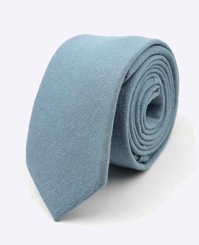 Corbata Azul n°2 Hombre en Algodón | Edgard - Unipap's