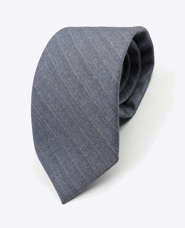 Corbata Azul n°2 Hombre en Poliéster | Gaston - Unipap's