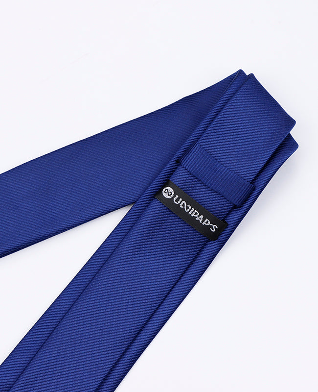 Corbata Azul n°2 Hombre en Poliéster | Lucien - Unipap's